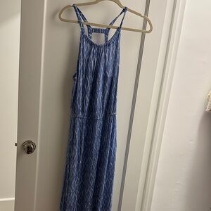 Joie Blue and White Maxi Dress